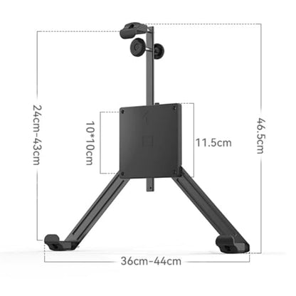 Monitor Stand Single Monitor Mount Arm with Mounting Adaptor Brackets, Fit Max 32”Screens Without Mounting Holes, Adjustable Gas Spring Single Monitor Desk Mount Monitor Stand Desk arm