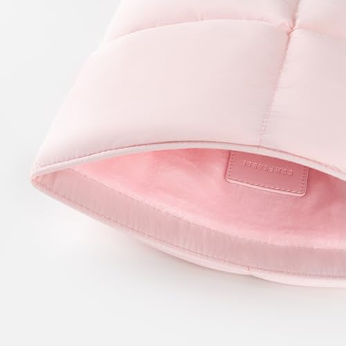 Comfyable Puffy Laptop Sleeve 13 Inch 14 Inch, Quilted Puffer Laptop Carrying Case, Pillow Case Compatible with MacBook Air M4 2025 M3 M2 M1, MacBook Pro M5 M4 Pro/Max, Light Pink - color: Light Pink, size: For 13"-14" Mac Air / Mac Pro