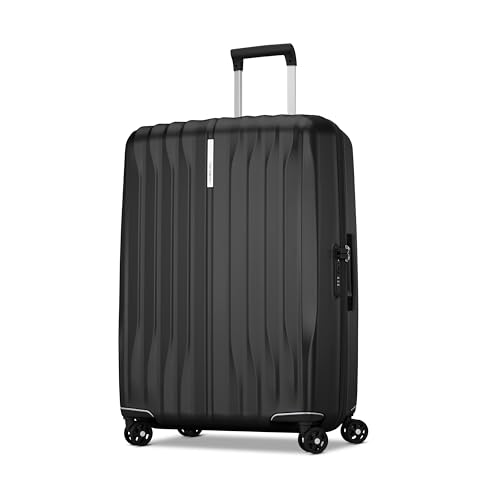 Samsonite UpLIFT Large Checked Hardside Luggage with Spinner Wheels - Airline-Approved, TSA Lock, Adjustable Handle System - Polycarbonate Hard Suitcase for Ultra Lightweight Travel - Phantom Black - color: Phantom Black, size: Large Checked Spinner