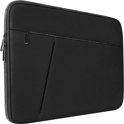 Laptop Case Sleeve 17 inch, Shockproof Protective Computer Carrying Cover | Laptop Sleeve with Front Pocket, Durable Briefcase Handbags Computer Bag for 15.6 inch HP, Dell, Acer, Asus, Notebook - color: Black, size: 17 inch