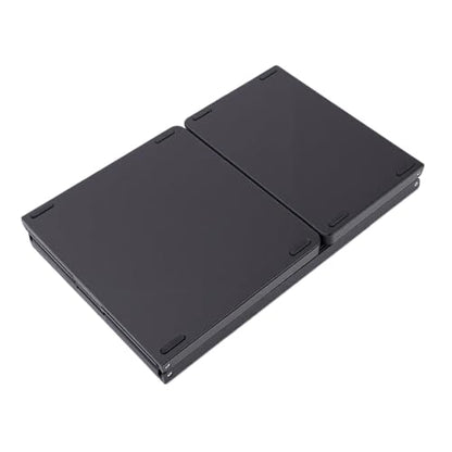 Wireless Keyboard and Mouse Set, Foldable Bluetooth Keyboard with Number Pad, Rechargeable Portable Combo for Smartphone Tablet Laptop