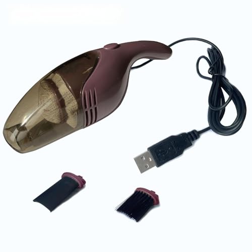 Lightweight Mini Vacuum with Strong Suction - Perfect for Keyboard, Desktop Dust Removal (Purple) - color: Purple