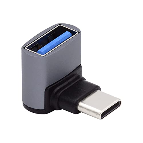 Up Down Angled USB-C Type-C to USB 3.0 Female OTG Adapter 90 Degree for Laptop Tablet Phone - style: OTG Up Down