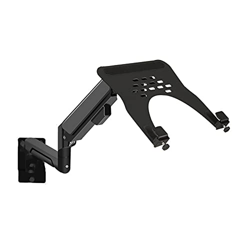 Monitor Arm 10"-32" Monitor Wall Bracket Adjustable Gas Spring Monitor Mount Stand 10"-16" Wall-Mounted Laptop Stand, Hold Up to 19.8lbs, Black Monitor Desk Mount (Style : B) - color: B