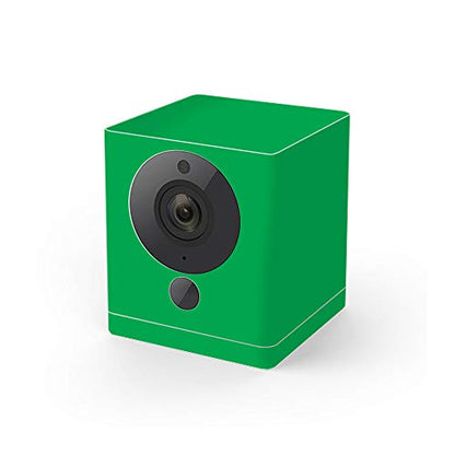 MightySkins Skin Compatible with Wyze Cam V2 - Solid Green | Protective, Durable, and Unique Vinyl Decal wrap Cover | Easy to Apply, Remove, and Change Styles | Made in The USA - color: Green