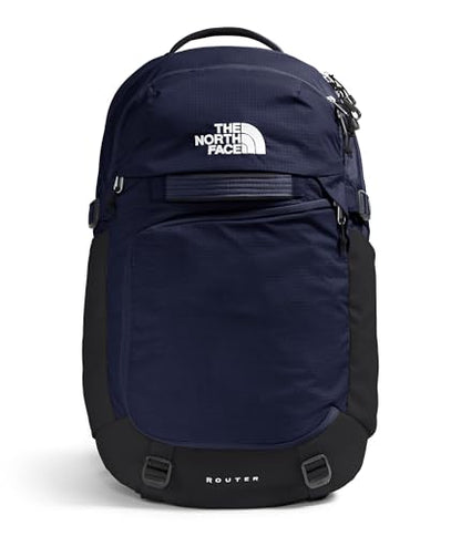 The North Face Router Everyday Laptop Backpack - Daypack, Water Repellent, Laptop Sleeve, Reflective Details, TNF Navy/TNF Black-NPF, One Size - color: Tnf Navy/Tnf Black-npf, size: One Size