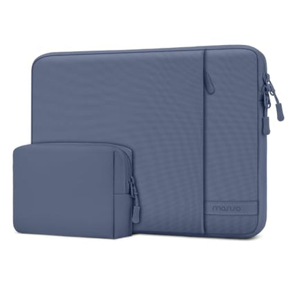 MOSISO Laptop Sleeve Compatible with MacBook Neo 13/Air 13.3 13.6/Pro 13 | 360 Degree Protective Portable Water Resistant Laptop Carrying Case Computer Bag with Vertical Pocket&Small Case, Indigo - color: Indigo, size: 13 inch