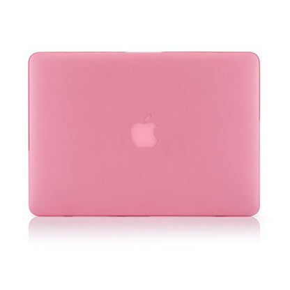 RUBAN Case Compatible with MacBook Pro 13 inch 2015 2014 2013 2012 (A1502 & A1425 Models), Plastic Hard Shell Case & Keyboard Cover for Old Version MacBook Pro Retina 13 Inch, Pink - color: Pink