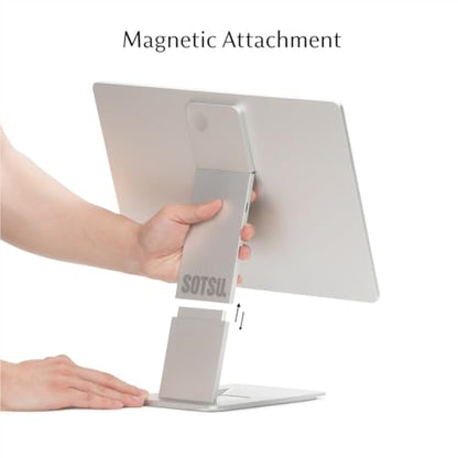 SOTSU FlipAction Elite 16" | 4K Portable Monitor | 3840 x 2400 (UHD+) | 60 Hz | 100% DCI-P3 | 450 Nits | Pivot Rotate | Full Metal CNC | Perfect Match for Mac and Windows (Silver) | 3840x2400 UHD+ | 60Hz | 100% DCI-P3 | 450 Nits | Pivot Rotate | Full Meta