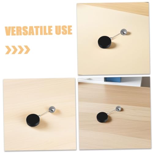 NUOBESTY 2pcs Retractable Steel Cable Lock for Security Anti-Theft Wire Rope for Controllers Laptops and Outdoor Equipment Durable Steel Construction Compact and Portable Design