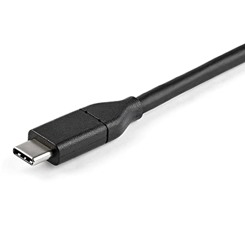 StarTech 6ft USB-C to DisplayPort 1.2 Cable, 4K 60Hz, HDR, Bidirectional | Bidirectional for Windows and Apple M1/M2/M3/M4, USB4 Thunderbolt, Laptop to DP monitor or DP host to display, 21.6Gbps, HBR2 - size: 6.6 ft