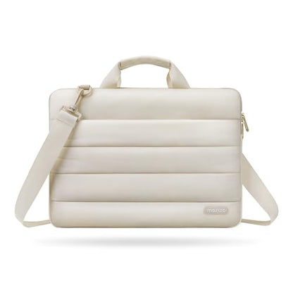 MOSISO Laptop Bag for Women, Computer Bags | Puffy Sleeve Case Laptop Shoulder Bag with Handle&Pocket