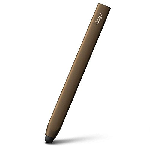 elago Premium Aluminum Grip Stylus Pens for All Touch Screen Tablets | Soft Touch Pen-Point, Precise Touch and Control, Extra Rubber Tip Included, Ergonomic Grip, Comfortable Grip (Chocolate) - color: Chocolate