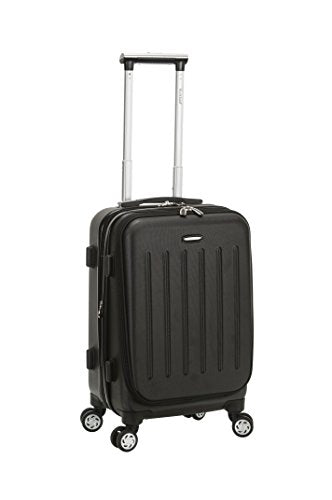 Rockland Titan Hardside 19" Laptop Carry-on Spinner Luggage, Black - color: Black