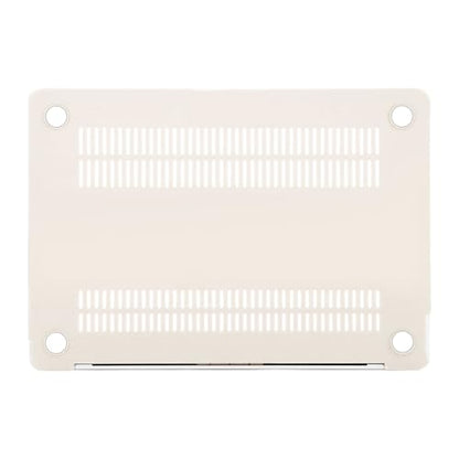 MOSISO Compatible with MacBook 12 inch Case A1534,2017-2015, Beige | Protective Scratch-Resistant Plastic Hard Shell Case & Keyboard Cover Skin - color: Beige