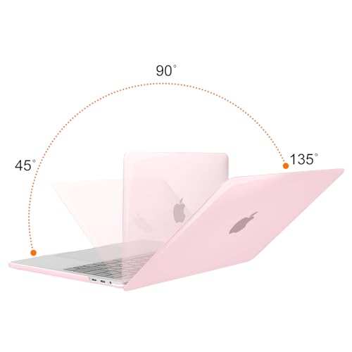 MOSISO Compatible with MacBook Pro 13 inch Case M2 M1, Rose Pink | Plastic Hard Shell Case Cover 2026-2016A2338 A2251 A2289 A2159 A1989 A1708 A1706 with/without Touch Bar - color: Rose Pink