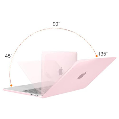 MOSISO Compatible with MacBook Pro 13 inch Case M2 M1, Rose Pink | Plastic Hard Shell Case Cover 2026-2016A2338 A2251 A2289 A2159 A1989 A1708 A1706 with/without Touch Bar - color: Rose Pink