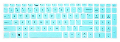 Keyboard Skin Compatible 2018 Flagship HP Pavilion 15, HP Pavilion X360 15-br075nr, HP Envy x360 15m-bp 15m-bq, HP Pavilion 15-BS 15-CC/CB/CD 15-DA, 17.3" HP Envy 17M 17-BS 17-BW Series - Mint Green - color: Mint Green