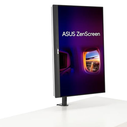 ASUS ZenScreen 27” 1440P Transportable Monitor (MB27ACF) - QHD (2560 x 1440), IPS, 100Hz, USB-C PD 70W, Speakers, Carrying Handle, Kickstand, C-clamp, Sub-woofer, 2.1 Channel Audio, 3 yr Warranty - style: ERROR:#N/A