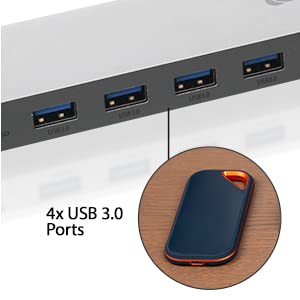 IOGEAR USB-C Triple Display Dock Station - 4K 60Hz - 2 HDMI - 1 DisplayPort - 4 USB 3.0 - Ethernet - 3.5mm Audio - USB-C 100W PD - MacBook Pro/Air Thunderbolt 3 - Type C Laptop - GUD3C4K3