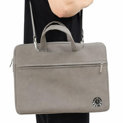 Dark Grey Laptop Shoulder Bag 15-16 Inch ONLY MacBook Pro 15 16 Air 15 M2 Dell XPS 15 G15 Gaming HP ProBook 450 Lenovo ThinkPad E15 T15 ASUS TUF Gaming A15 Acer Nitro 5 Business Professional - color: Dark Grey, size: Large 15-16 Inches