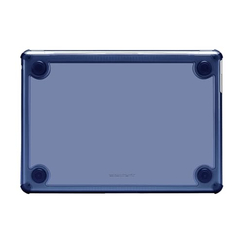 MOSISO Compatible with MacBook Air 13 inch Case M5 2026 M4 M3 M2 2025-2022 | A3449 A3240 A3113 A2681, 3 in 1 Kit Crack-Resistant Heavy Duty Protective Hard Shell Case Cover with TPU Bumper, Navy Blue - color: Navy Blue