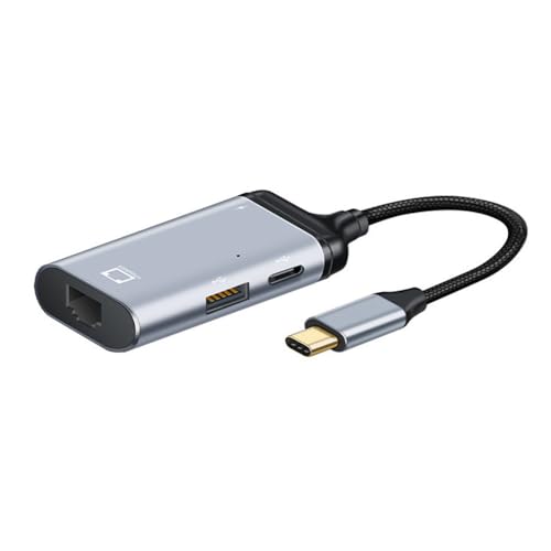 USB-C Type-C USB3.1 to 1000Mbps Gigabit Ethernet Network LAN Adapter with Female PD Power Port - style: USB-C to LAN 1000Mbps+PD+OTG