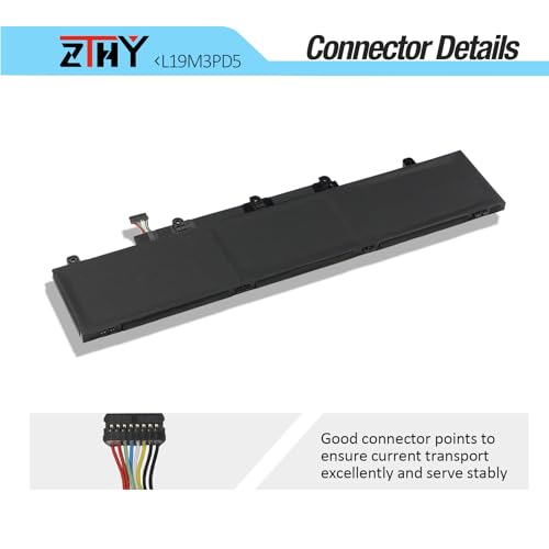 L19L3PD5 Battery Replacement for Lenovo ThinkPad E14 E15 Gen 2/Gen 3/Gen 4 | ThinkPad E14 E15 2nd 3rd 4th 2020 2021 2022 Laptop L19M3PD5 L19C3PD5 L19D3PD5 L20D3PD4 L20M3PD4 L20L3PD4 11.1V 45Wh 3-Cell - size: 11.73*2.95*0.28 inch L19M3PD5