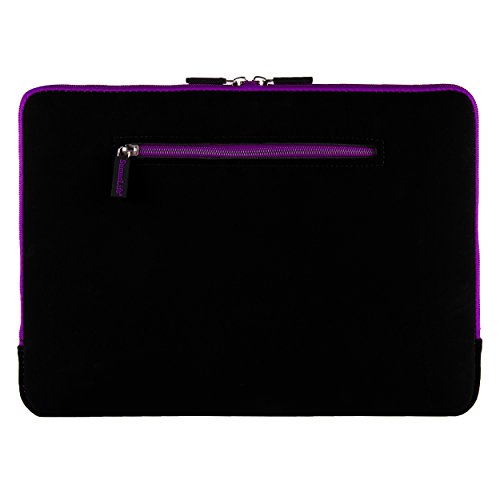 13 Inch Laptop Sleeve Neoprene Padded Case for Work and Commute - Purple - color: Purple
