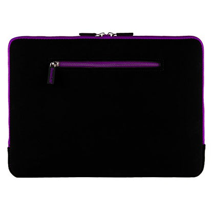 13 Inch Laptop Sleeve Neoprene Padded Case for Work and Commute - Purple - color: Purple