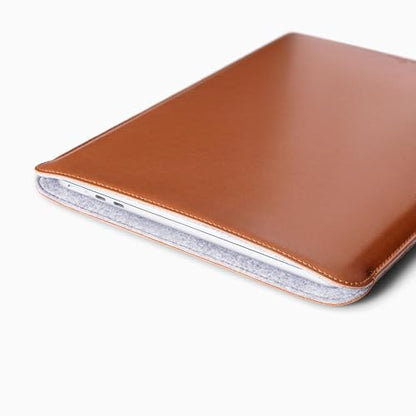 Comfyable Laptop Sleeve 13 Inch Precisely Compatible with MacBook Air M5 2026 & MacBook Pro/Neo A18, Faux Leather Cover Case, Brown - color: Brown, size: For 13" MacBook Pro & Air & Neo