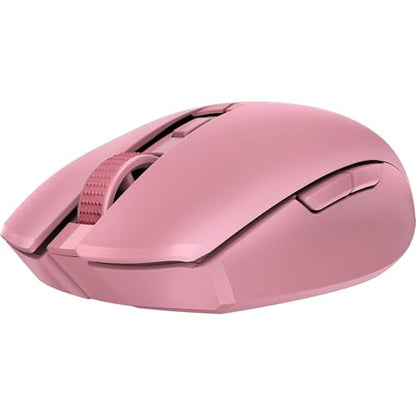 Razer Orochi V2 Wireless Gaming Mouse, PC & Mac, Portable, 60g, Quartz Pink | Bluetooth & 2.4GHz Wireless Connectivity, 18K DPI, Up to 1100 Hr Battery Life - color: Quartz