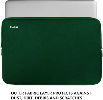 Laptop Sleeve 14 inch, Upgrade Durable Shockproof Protective Computer Cover Flip Case Briefcase Carrying Bag Compatible with 14" HP, Lenovo, Asus, Acer, Notebook, Chromebook Computer, Green - color: Green, size: 14 Inch