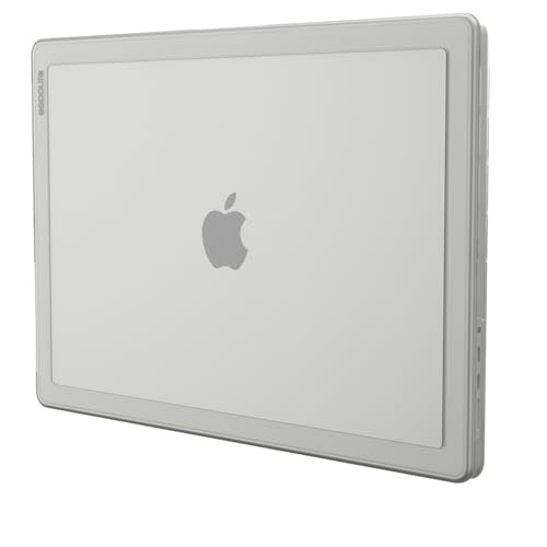 Incase Edge Hardshell Case with Makrolon for MacBook Pro 16 inch, Clear | Lightweight Protective Hardshell for MacBooks, Scratch Resistant, Rubber Feet, Raised Edge Bumpers, Makrolon Polycarbonate - color: Clear, size: Pro 16-inch