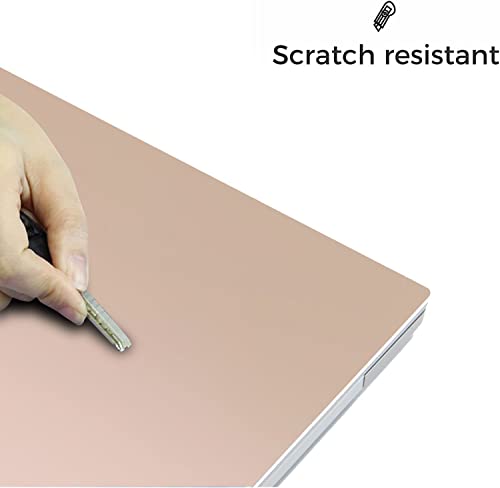 Laptop Skin Sticker Decal 15-15.6 Inches, Universal Reusable Vinyl Sticker for 12.1 13 13.3 14 15.4 Inches Netbook/Notebook PC, Waterproof & Scratch-Resistant (Light Camel) - color: Light Camel