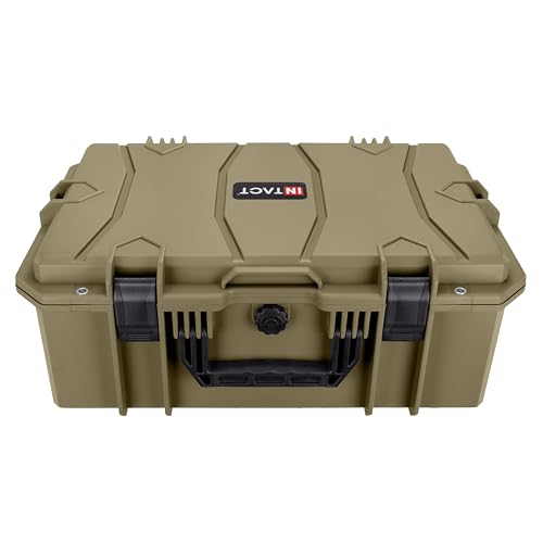 Eylar 21.6" Intact Series Carry-On Hard Camera Case, Lightweight and Durable Stacker Design with Foam (Dark Earth) - color: Dark Earth