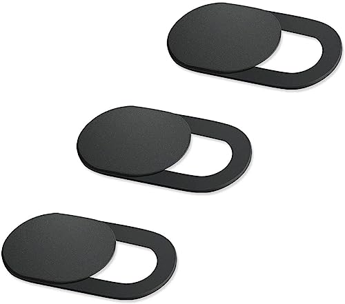 3 Pack Webcam Cover Ultra-Thin Slide Privacy Protector Camera Cover for Laptop Phone, Protect Your Privacy and Security, Strong Adhesive Block Beautiful Design