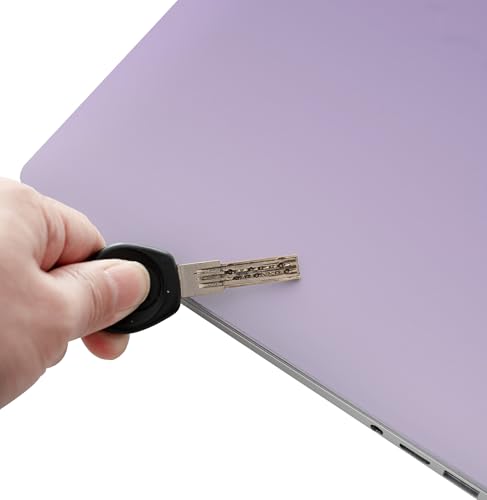 Laptop Skin Sticker Decal 15-15.6 Inches, Universal Reusable Vinyl Sticker for 12.1 13 13.3 14 15.4 Inches Netbook/Notebook PC, Waterproof & Scratch-Resistant (Purple - Gradient) - color: Purple - Gradient