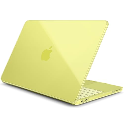Batianda CrystalAir Case for MacBook Neo 13 Inch 2026, Crystal Citrus | 4-in-1 Bundle Ultra Clear Slim Hard Shell, Lightweight Everyday Protection for MacBook Neo 13 Inch 2026 Model A3404 - color: Crystal Citrus