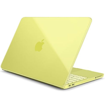 Batianda CrystalAir Case for MacBook Neo 13 Inch 2026, Crystal Citrus | 4-in-1 Bundle Ultra Clear Slim Hard Shell, Lightweight Everyday Protection for MacBook Neo 13 Inch 2026 Model A3404 - color: Crystal Citrus