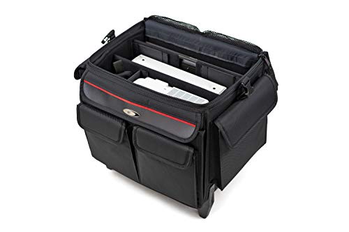 MCY LTPJ-RB03 Business Projector Case Rolling Briefcase Laptops - Large, 16x17x12.5 inches