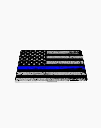 Laptop Skin Sticker Cover Decal-American Flag-Universal Size - Fits All laptops up to a 16” Diagonal Size | Easy to Apply, Remove and Change Styles (Blue Line Flag, 12.5 x 8.75 Inch) - size: 12.5 x 8.75 Inch, style: Blue Line Flag