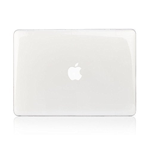 RUBAN Case Compatible with MacBook Pro 13 inch 2015 2014 2013 2012 (A1502 & A1425 Models), Plastic Hard Shell Case & Keyboard Cover for Old Version MacBook Pro Retina 13 Inch, Clear - color: Crystal Clear