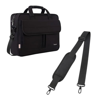 Taygeer Laptop Bag 15.6 Inch, Business Briefcase for Men Women, 15inch Water Resistant Messenger Shoulder Bag | Shoulder Strap, 52" Universal Replacement Laptop Shoulder Strap