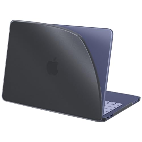 BlueSwan Flexible Case for MacBook Neo 13 inch 2026, Model A3404 A18 Pro | Anti-Scratch Protective Laptop Cover with Grippy Matte Texture, Seamless Fit and Lightweiht, Frosted Black - color: Frosted Black, size: Neo 13-inch (2026)