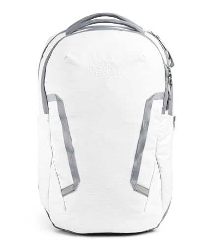 The North Face Women's Vault Everyday Laptop Backpack - Commuter Travel Bag, Water-Repellent, Spacious Main Compartment, TNF White Metallic Mélange/Mid Grey-NPF, One Size - color: Tnf White Metallic Mélange/Mid Grey-npf