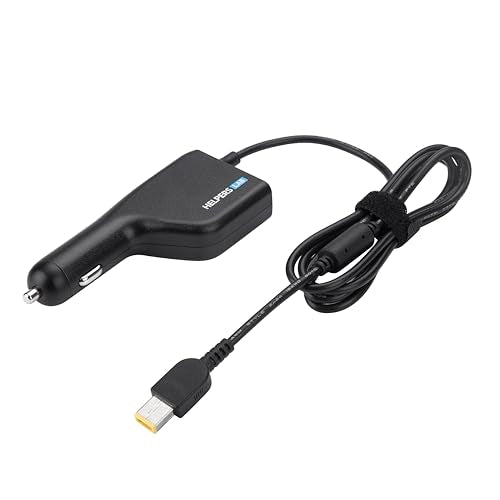 Laptop Notebook Car Charger Pc Supply Power Source Compatible for Lenovo 20V 4.5A 3.25A 2.25A Flex ideapad ThinkCentre Thinkpad Flex Helix X1 Carbon Yoga Medion Akoya IdeaCentre Edge