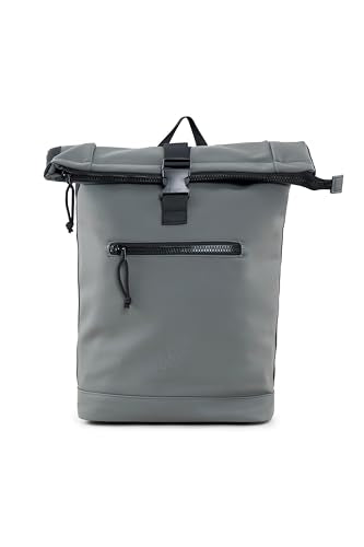 X RAY Expandable Roll Top Waterproof Trendy Backpack With Laptop Pocket (Slate) - color: Slate