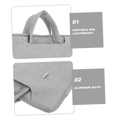Laptop Sleeve Case for Notebook Pu Protective Bag Front Pocket Water-Resistant Carrying Case for Business Travel Compatible Laptops