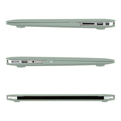MOSISO Case Compatible with MacBook Air 13 inch A1369 A1466, Antique Green | Plastic Hard Shell & Keyboard Cover & Screen Protector Compatible with MacBook Air 13 (Older Version 2010 - end 2017) - color: Antique Green
